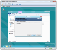 Schritt 5 der VMware Tools Installation.