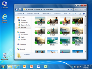 SkyDrive für Windows-Screenshot.