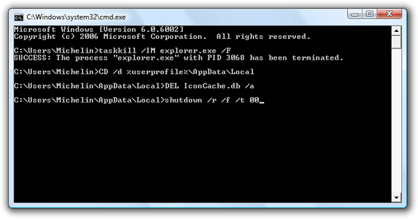 Prompt dei comandi di Windows