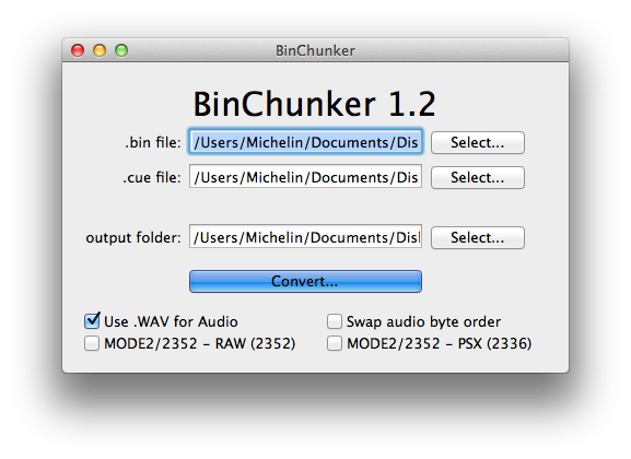 BinChunker conversione BIN in ISO