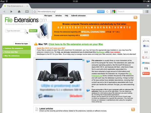Mercury Browser for iPad