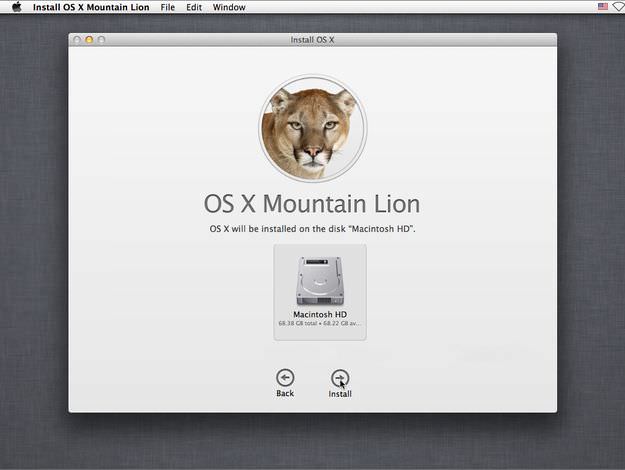 Proces instalacji OS X