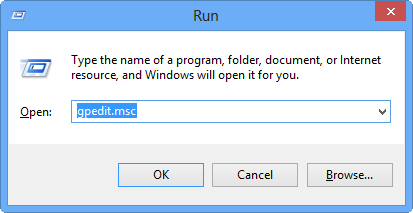 Run Local Group Policy Editor