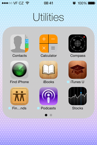 Cartella schermata home iOS 7