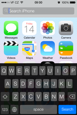 Ricerca Spotlight iOS 7