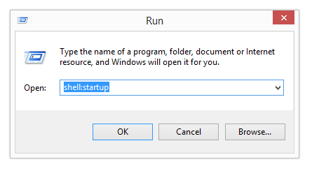 Windows 8 Ausführen Option