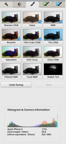 Picasa editing tool