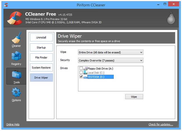 CCleaner para Windows