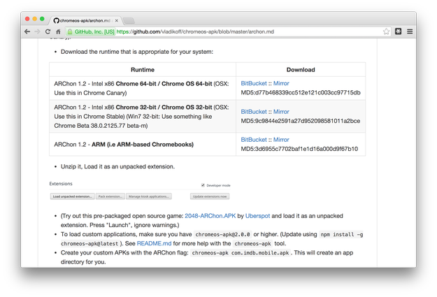 Run Android apps in Google Chrome - File-Extensions.org