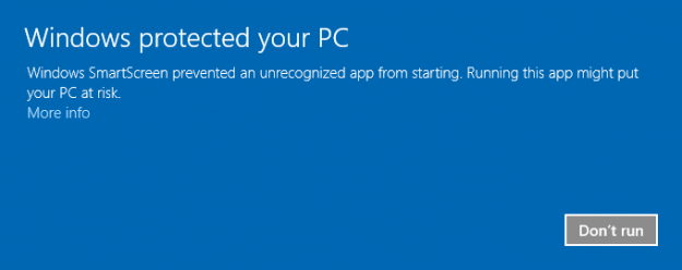 Peringatan Windows 10