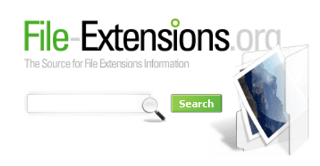 Casella di ricerca su File-Extensions.org