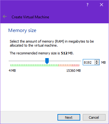 Imposta dimensione memoria macchina virtuale in VirtualBox