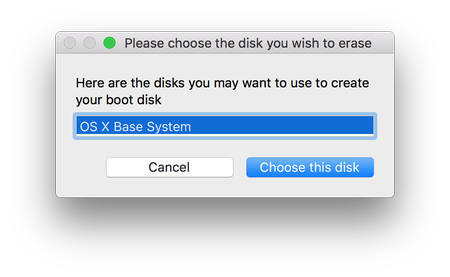 DiskMaker X pilih USB