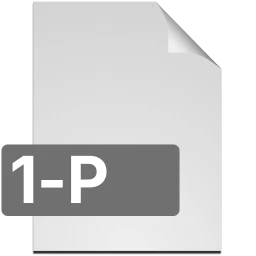 1-p icon