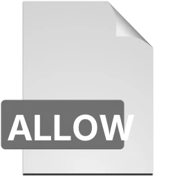 allow icon