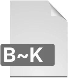 Icono b~k