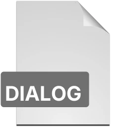 dialog icon