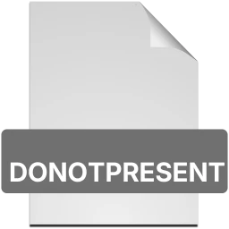 donotpresent icon