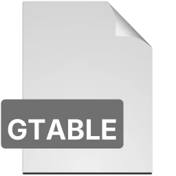 gtable icon