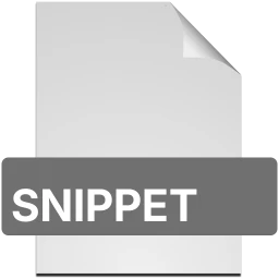 snippet icon